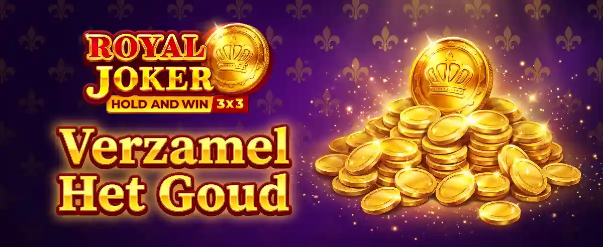 Royal Joker Pile of Gold-functie met gouden munten
