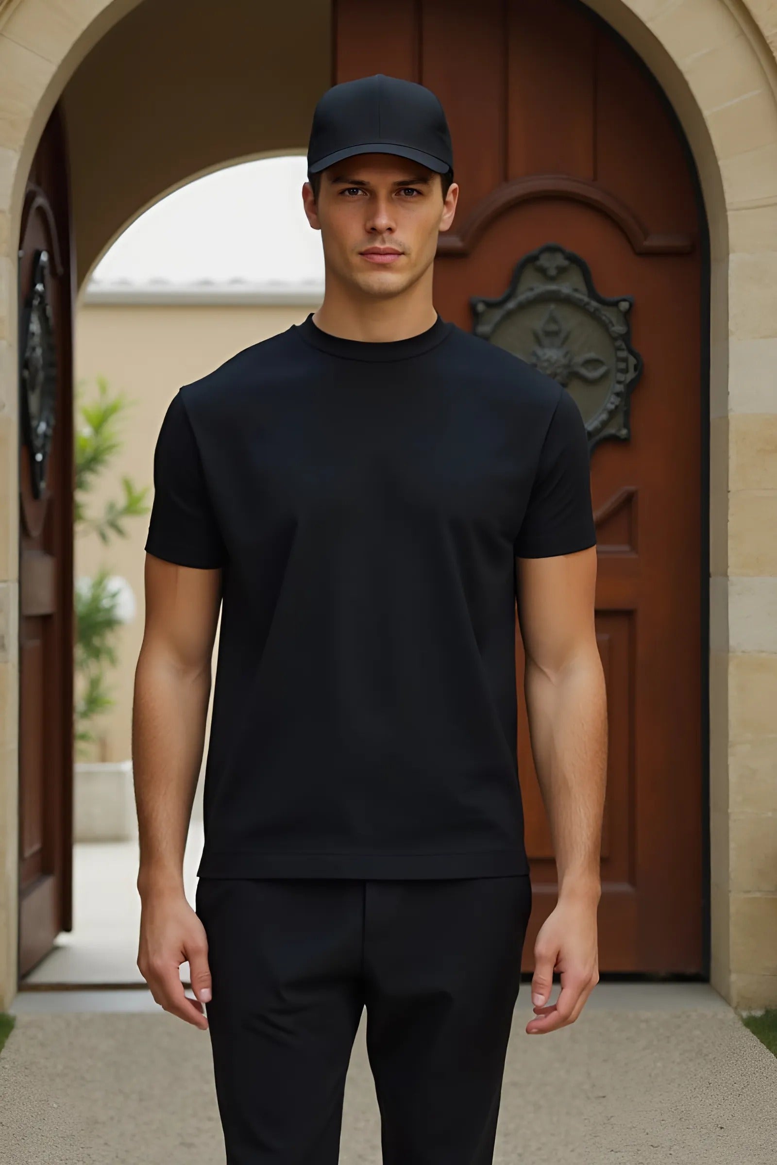 Onyx Black Mercerised T-shirt